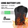 Smart Home Control Xiaomi Electric Heated Vest Jacket 5 Areas Heating Cotton USB Infrared Women Men Thermal Winter Warm For Outdoor