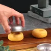 Pişirme Aletleri 2/4pcs Chefmase Mini Donut Kek Tavaları 3 inç Yapışmaz Yüzük Fırın ve Anında Pot için Donut Bakeware (Şampanya Altın)