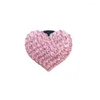 Creative Rhinestone Car Air Outlet Clip Heart-shaped Conditioning Perfume Clips Auto Interior Accessories