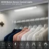 Gece Işıkları Xiaomi Kablosuz LED Işık Hareket Sensörü USB Mutfak Dolabı Dolap Lambası Yatak Odası Dekorasyonu için Şarj Edilebilir