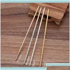 Headbands Jewelry10Pcs 125Xm Metal Iron Pins Blank Base Setting Hair Stick For Women Jewelry Bks Findings Components Diy Aessories Dr Dhnsr