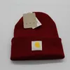 2023 gorro de inverno masculino marca quente beanies europeu americano dupla camada dobrada malha feminino chapéu de lã w13