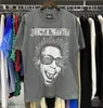 2024 Verão Mens T-shirt Hellstar Designer Camiseta Lavada Tecido Vintage Black Ash Graffiti Camiseta Homens Mulheres Impressão Puro Algodão Casual Manga Curta T-shirt Coisas