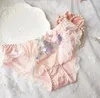 Women's Panties 2024 Arrival Real Po M L XL Lovely Cute Lolita Kawaii Floral Embroidery Underwear Brief Thong Knicker WP887