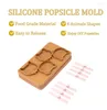 Baking Moulds DIY Ice Cube Maker Molds With Stick Reusable Plastic Cream Mold For Kids Children Popsicle Kitchen Tools