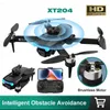 Drones Pliable aérien quadrirotor mini drone moteur sans brosse jouets cadeau xt204 flux optique positionnement 360 décalage Idance RC Dron YQ240201