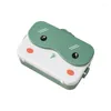 Servies School Kids Bento Lunchbox Rechthoekig Lekvrij Plastic Anime Draagbare Magnetron Voedselcontainer Kind Lunchbox