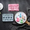 Moldes de cozimento de silicone pênis bolo molde cavidade genital moldes gelo cubo vela bandeja reutilizável diversão açúcar sabão decoração ferramentas