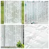 Window Stickers Frosted Privacy Film Heat Control UV Blocking Static Cling Non-Adhesive Reusable Door Coverings For Bathroom Home