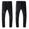 men jeans Designers de luxe Jeans en détresse France mode Pierre droite hommes motard trou Stretch Denim décontracté Jean hommes pantalon maigre Elasticit Y2