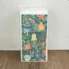 Serviette de table 12 pièces serviettes en papier de Noël avec poche à couverts intégrée pré-pliée jetable comme des serviettes de table au toucher lin pour Noël