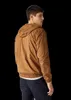 Mens Jackets Winter loro Cashmere Brown Hooded Coat piana