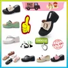 Designer Casual Platform Hoogbouw PVC-pantoffels met dikke zolen man Vrouw Lichtgewicht bestendig Leren rubberen zachte zolen sandalen Platte zomerstrandslipper