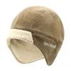 Cappello bomber da uomo Cappello da pilota Trooper Cappello in finto cashmere Russo Colbacco invernale Paraorecchie in pile Trapper Berretto da sci da neve T2001042885