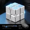 Cubo infinito brinquedo fidget flip plástico metal dedo cubos antiestresse ansiedade edc para adultos crianças autismo adhd 240124