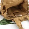 Shoulder Bags Round flower straw bag soulder kniing leisure female Woman beac vacation Woven CrossbodyH2421