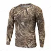 Maglietta camuffica a maniche lunghe Magliette di moda magliette dell'esercito militare Maglietta da uomo Abbigliamento da uomo Cime tops all'aperto camisetas masculina 240125