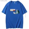 T-shirts voor heren Grappige robotdetector Grafische T-shirts Unisex Casual T-shirts Hombre Oversized katoenen T-shirts met korte mouwen Zomer Herenkleding Q240201