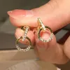 Orecchini a bottone semplice anello di moda ciondolo zircone 925 gioielli da donna in argento classico regalo di compleanno per feste Commercio all'ingrosso