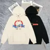 Designers mens runda nacke hoodie mode lyx långärmad höst vinter kvinnor huva pullover kläder tröjor jacka hoodies jumpers beige svart vit sucl