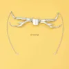 Chokers 1PC masquerade dance face necklace creative personality exaggerated mask YQ240201