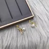 Fashion French Style Pearl Bow Earrings For Women Niche Light Luxury All-Match High-End Charm Banquet Jewelry Trend