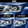 Bil Turn Signal Head Light Assembly för Toyota Hilux LED DAYTIME Running Headlight 2005-2014 High Beam Projector Lens