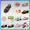 Designer Casual Platform Hoge taille PVC-pantoffels met dikke zolen man Vrouw Lichtgewicht Leren rubberen zachte zolen sandalen Platte zomerstrandslipper