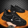 Roller Shoes Leather Men Shoes Sneakers Trend Casual Shoe Italian Breathable Leisure Male Sneakers Non-slip Footwear Men Vulcanized Shoes Q240201