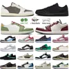 Nike Air Jordan 1 Low Off White Retro Jordan 1s Low Basketball Shoes Travis Scott Cactus Jack Reverse Mocha Black Phantom【code ：L】Golf Neutral Olive Voodoo Trainers Women Sneakers