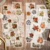 Yoofun 30 pièces/lot fleur manuscrits matériel papier livre carte faisant Journal Scrapbooking bricolage parchemin papeterie