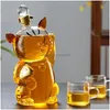 Bar Tools Liquor Decanters Dispenser Borosilicate Style Whisky Decanter For Xmas Present Gifts Wine Bottle Home Bar Restaurant Accesso Dhohf