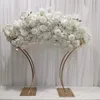 Peças centrais de mesa de casamento bola de flores artificiais peça central de mesa de flores representa para decoração de eventos corredor de flores de mesa de chão para decoração de arranjo de casamento