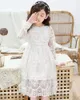 Robes de fille YUBAOBEI broderie robe en dentelle blanche pour enfants filles élégante fête de mariage anniversaire enfants princesse été automne adolescent