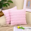 Pillow Modern Simple Pink Cover Plush Fall Winter Living Room Sofa Bed Love Case Decor Coverd