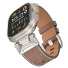 Cinturino in vera pelle adatto per braccialetto iwatch in pelle Apple Watch Series Ultra2 9 8 7 45mm 44mm 42mm