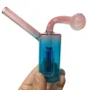 Bubbler Ölbrenner Mini Glas Bongs Perkolator Diffusor Wasserpfeifen Shisha Bong Bubbler Recycling Filter Tragbares Rauchen Dab Rigs Gerät LL