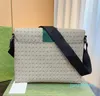 Designer -bag messenger men shoulder bag handbags mens Fashion Classic double letter buckle handbag