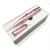 Rose Gold Professional Dermograph Wireless Permanent Makeup Machine Pen Beauty Eyebrow Tattoo Machine 240122