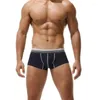 Unterhosen für Herren, Jugend, einfarbig, Farbverlauf, Streifengürtel, mittlere niedrige Taille, sexy, modischer Trend, dünne, flache Boxer-Sport-Slips