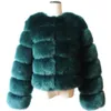 HJQJLJLS Long Sleeve Faux Fur Coat Winter Women Fashion Thick Warm Fuzzy Coat Outerwear Female Gray/Black Fake Fur Jacket 240124
