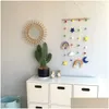 Hair Accessories Rainbow Po Display Holder With Girls Bow Clips Storage Hanger Wall Hanging Picture Drop Delivery Baby Kids Maternity Ot65R