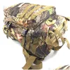 Backpacking Packs 45l Militära taktiska väskor Ryggsäck Army Molle Assat väska Män utomhus vandring Trekking Cam Fishing Hunting Camo Rucksa Dhxnr