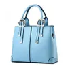 Hbp bolsa feminina bolsa de couro pu totes bolsa de ombro bolsa feminina estilo simples bolsas céu azul color311h
