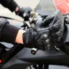 Luvas de ciclismo motocicleta preto corrida couro genuíno moto branco estrada equipe luva dos homens verão inverno alta qualidade moto