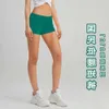 Sommer Lu-248 Yoga Hotty Hot Shorts Atmungsaktiv Schnell Trocknend Sport Unterwäsche Damen Tasche Laufen Fitness Hosen Prinzessin Sportswear Gym 58 tragen