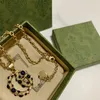 18K Vergulde Ketting Ketting Voor Vrouw Man Ketting Retro Paar Kettingen Messing Ketting Sieraden Supply283Q