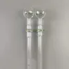 Tuyau de brûleur à mazout en verre droit Pyrex épais de 5.5 pouces, Tube transparent, accessoires pour fumer, cuillère à main pour herbes de tabac