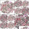 Clasps Hooks Clasps Hooks Noosa Pink Ginger Snap Button Jewelry Findings Crystal Chunks Charms 18Mm Metal Snaps Buttons Fact Dhselle Dhcmk
