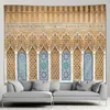 Tapisseries Tapisserie architecturale marocaine rétro motif géométrique islamique tenture murale bohème salon chambre décor à la maison murale